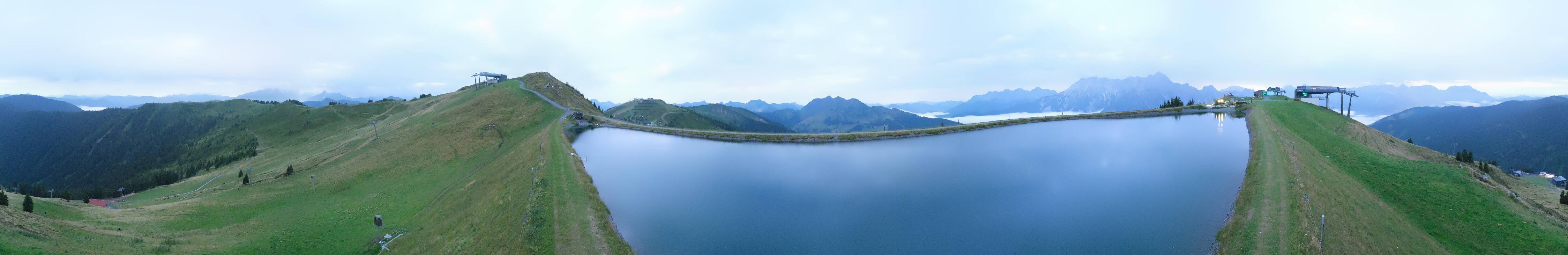 Archiv Foto Webcam Leogang - Ausblick vom Großen Asitz