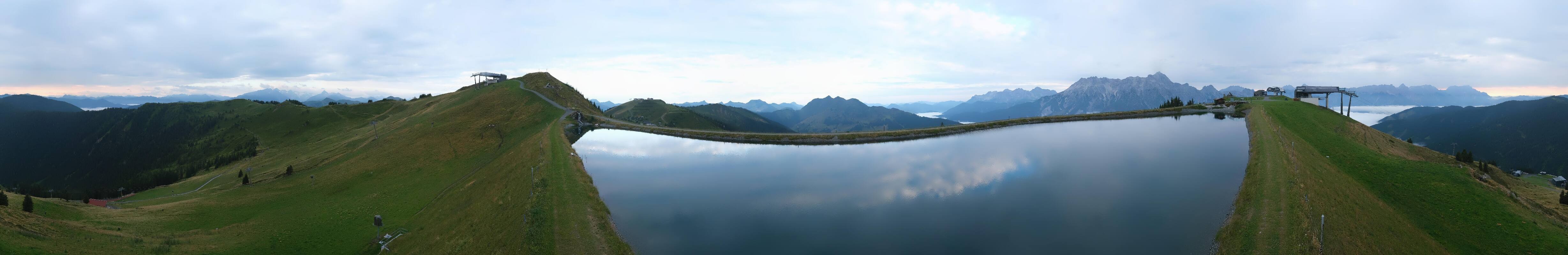 Archiv Foto Webcam Leogang - Ausblick vom Großen Asitz