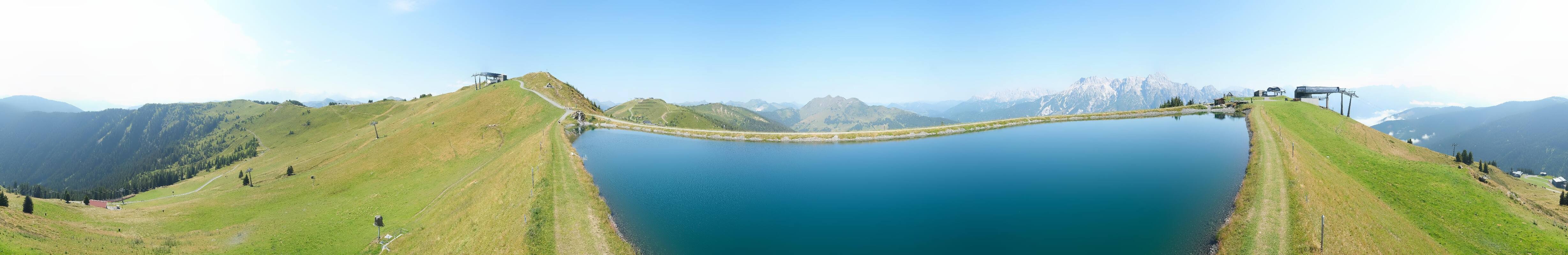 Archiv Foto Webcam Leogang - Ausblick vom Großen Asitz