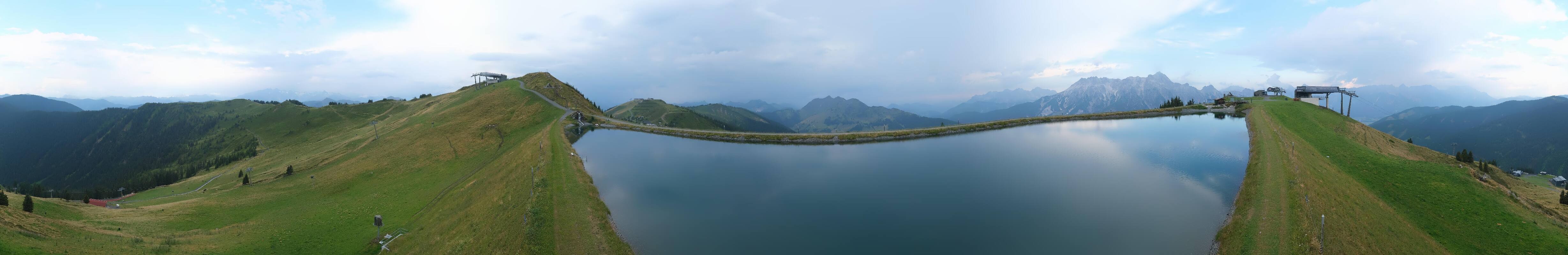 Archiv Foto Webcam Leogang - Ausblick vom Großen Asitz