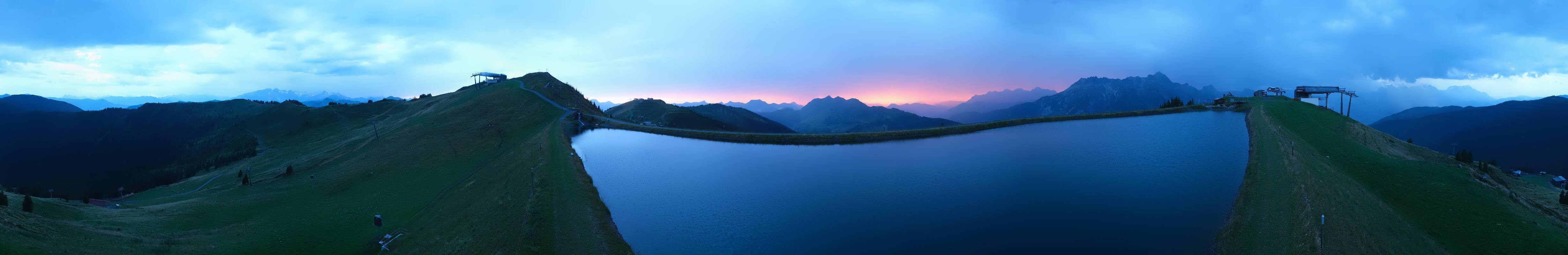 Archiv Foto Webcam Leogang - Ausblick vom Großen Asitz