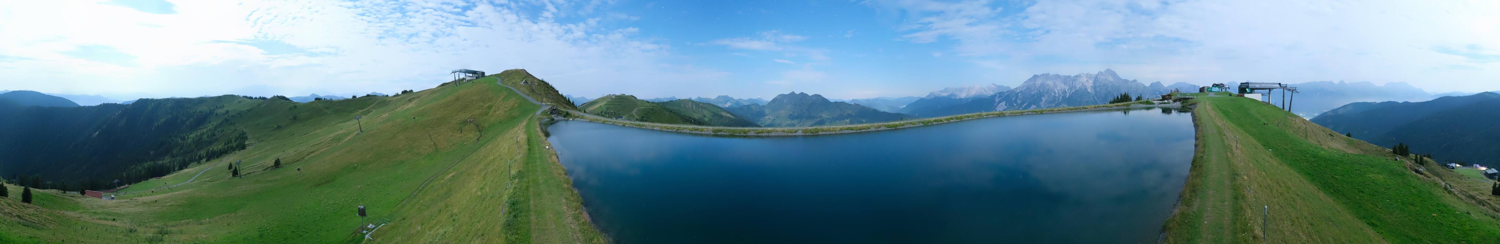 Archived image Webcam Leogang - View from Großer Asitz
