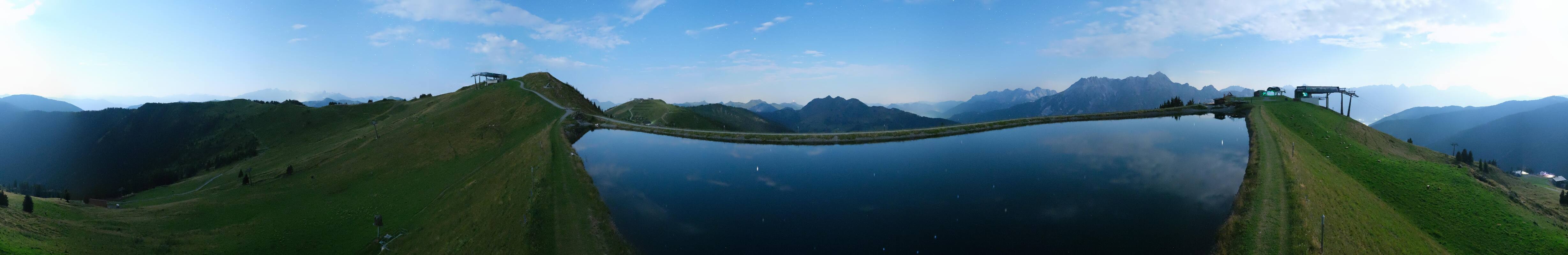 Archiv Foto Webcam Leogang - Ausblick vom Großen Asitz