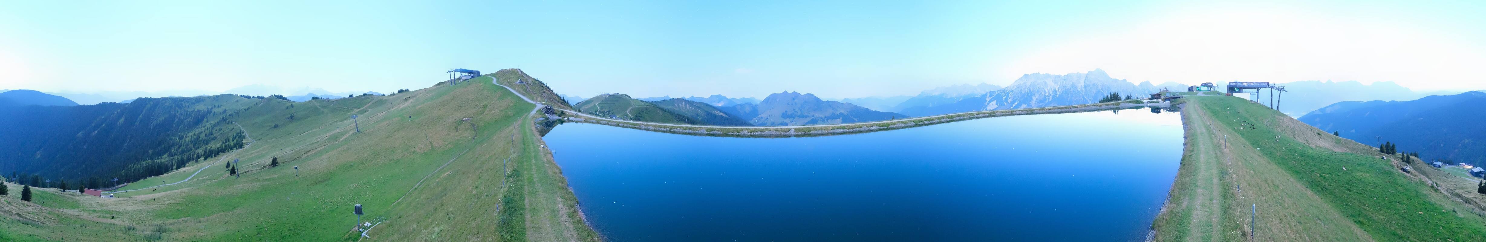 Archiv Foto Webcam Leogang - Ausblick vom Großen Asitz