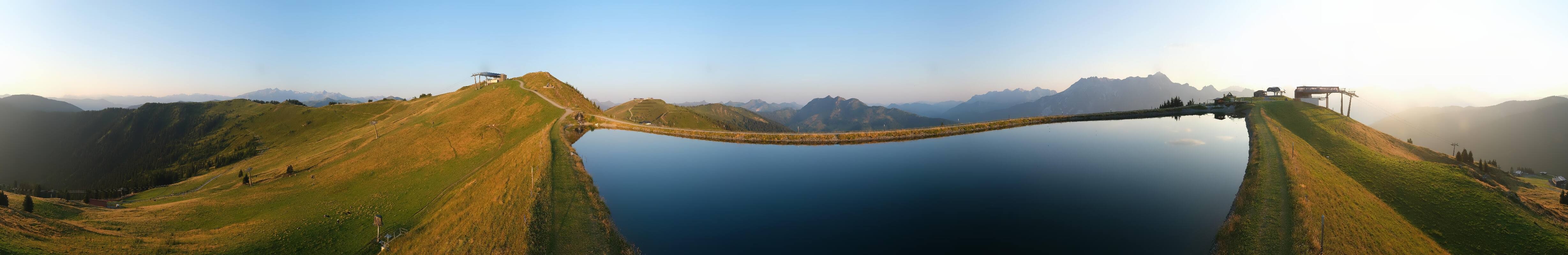 Archiv Foto Webcam Leogang - Ausblick vom Großen Asitz