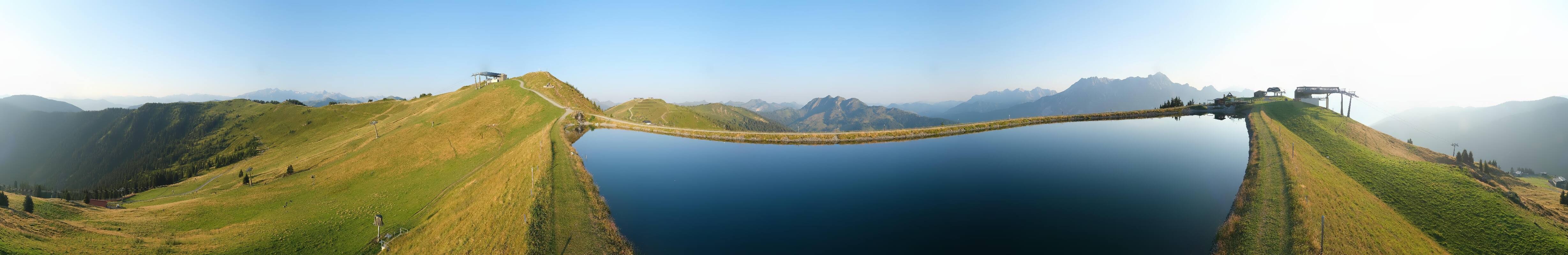 Archiv Foto Webcam Leogang - Ausblick vom Großen Asitz