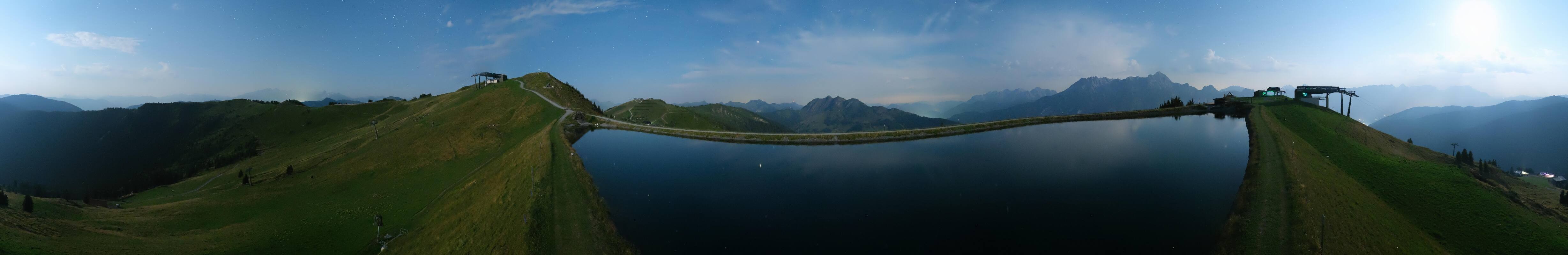 Archiv Foto Webcam Leogang - Ausblick vom Großen Asitz