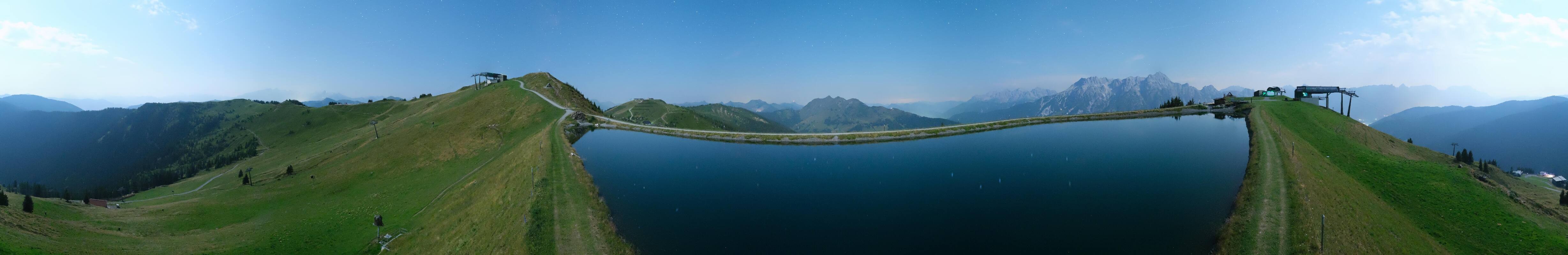 Archiv Foto Webcam Leogang - Ausblick vom Großen Asitz