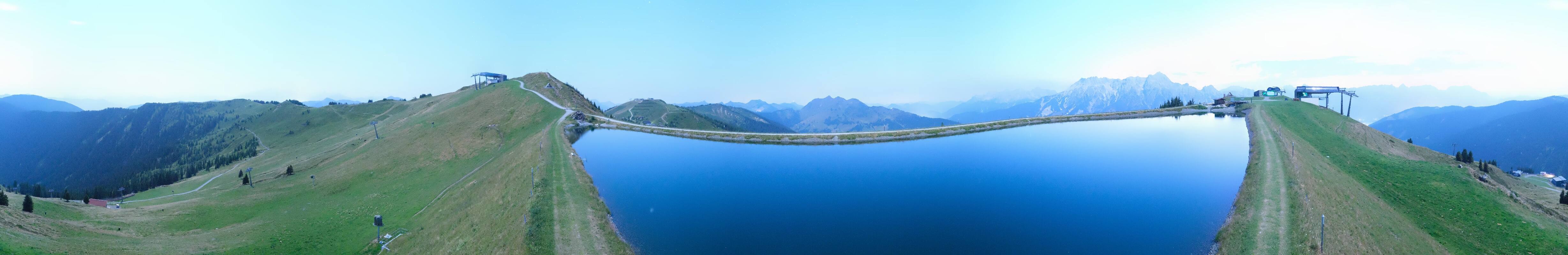 Archiv Foto Webcam Leogang - Ausblick vom Großen Asitz