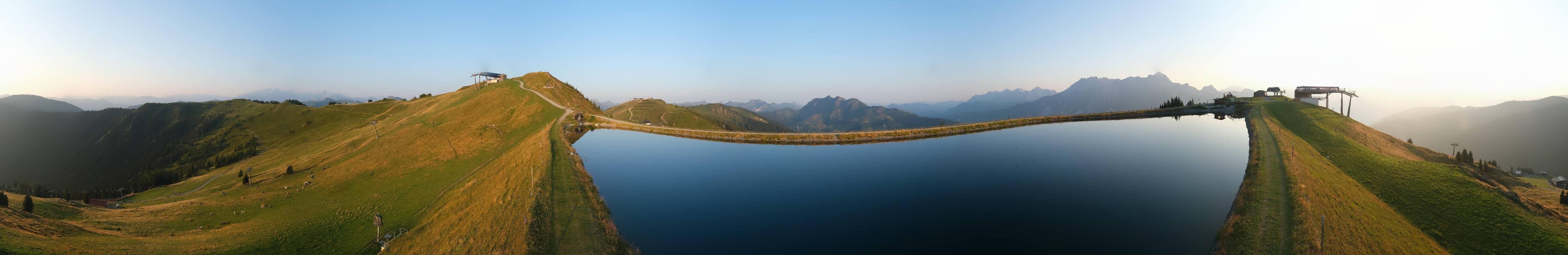 Archiv Foto Webcam Leogang - Ausblick vom Großen Asitz