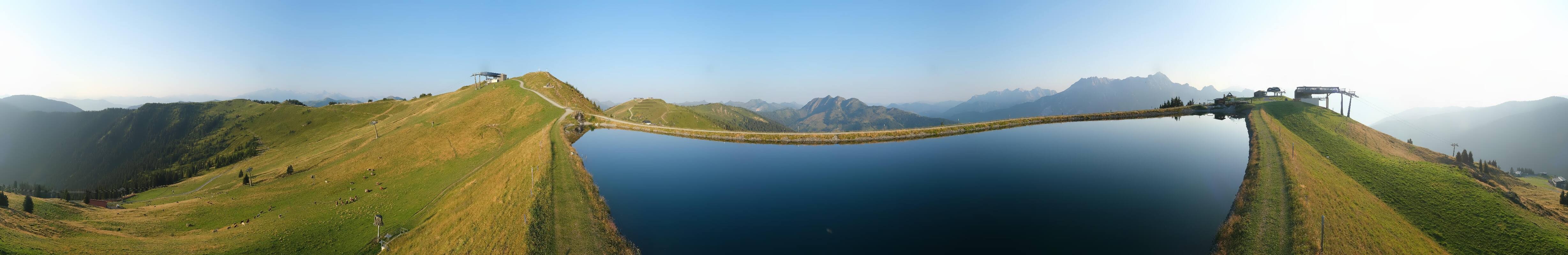 Archiv Foto Webcam Leogang - Ausblick vom Großen Asitz