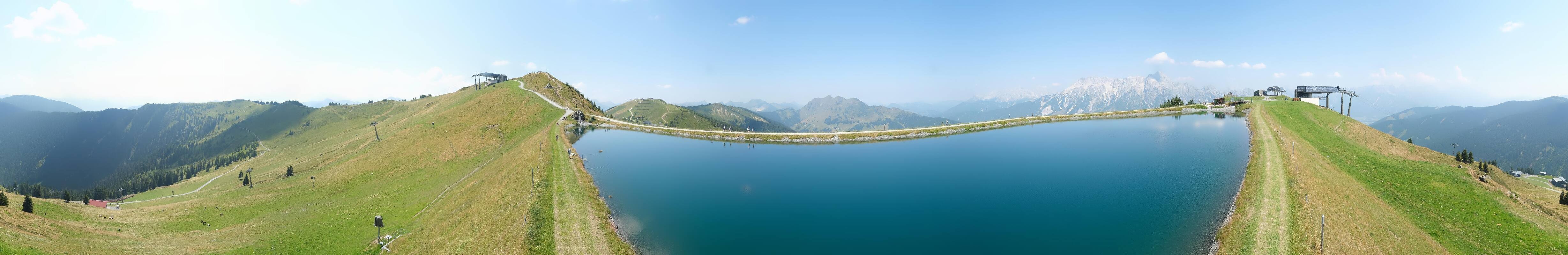 Archived image Webcam Leogang - View from Großer Asitz