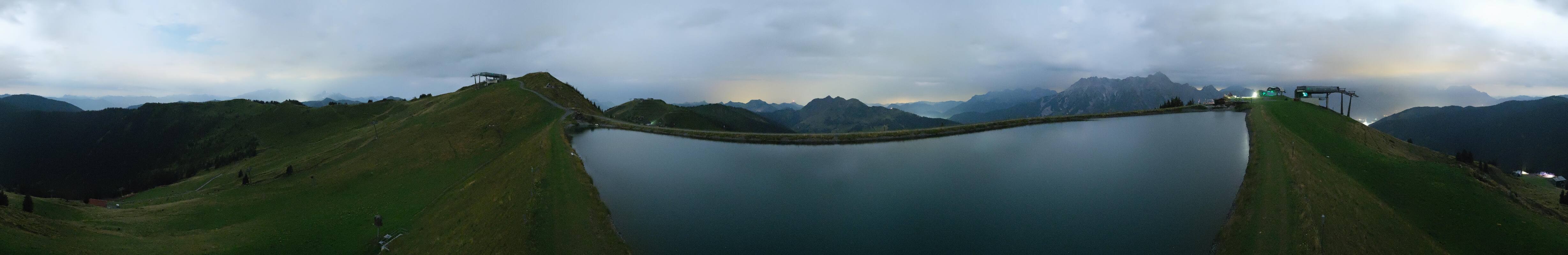 Archiv Foto Webcam Leogang - Ausblick vom Großen Asitz
