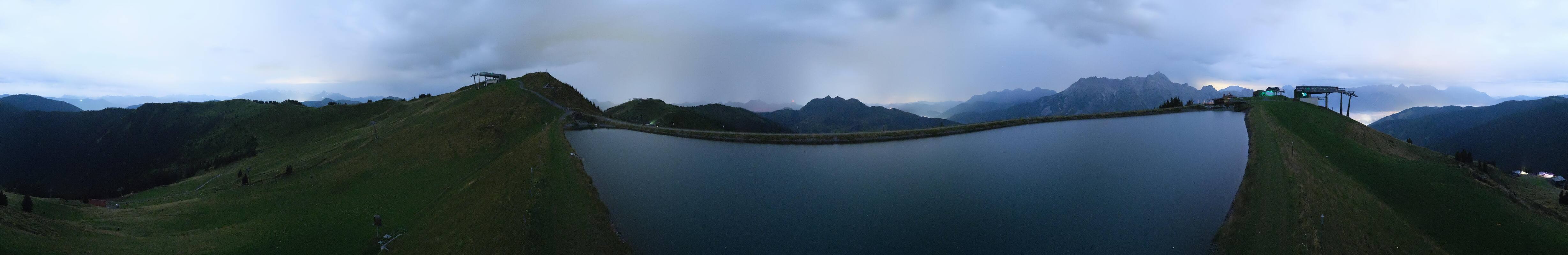 Archiv Foto Webcam Leogang - Ausblick vom Großen Asitz