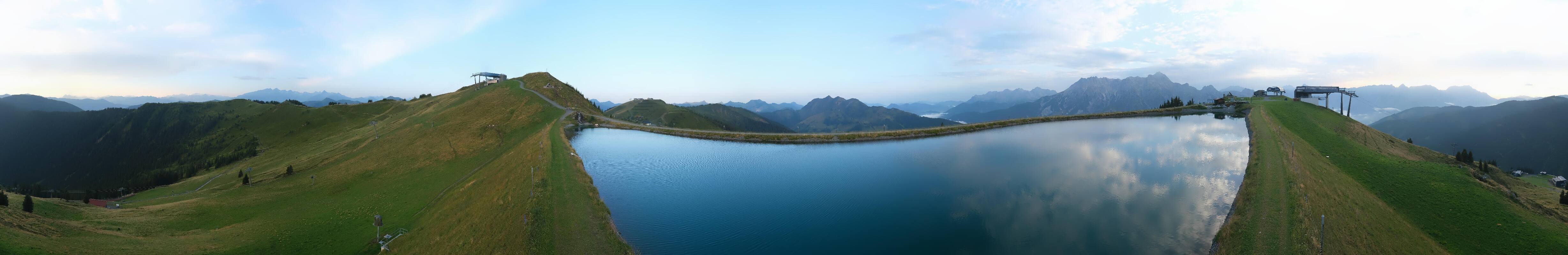 Archiv Foto Webcam Leogang - Ausblick vom Großen Asitz
