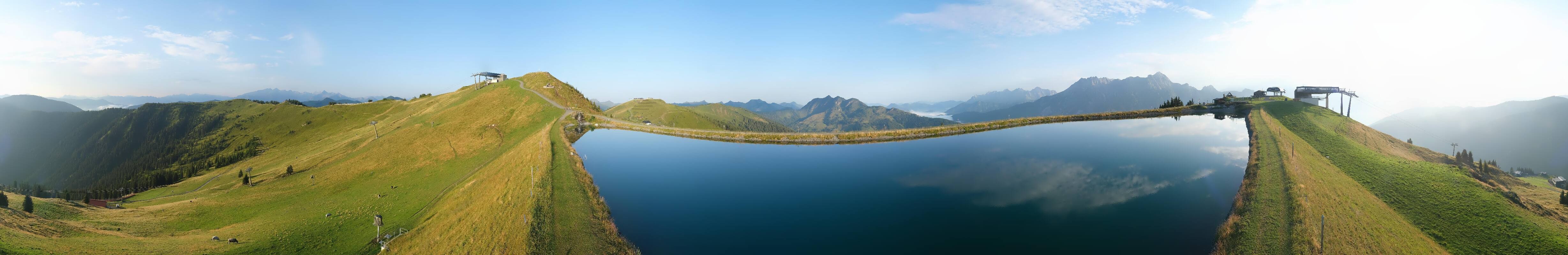 Archiv Foto Webcam Leogang - Ausblick vom Großen Asitz