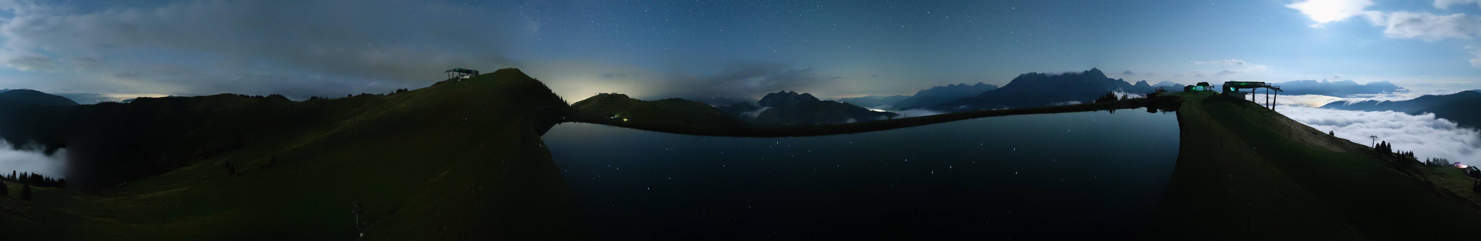 Archived image Webcam Leogang - View from Großer Asitz
