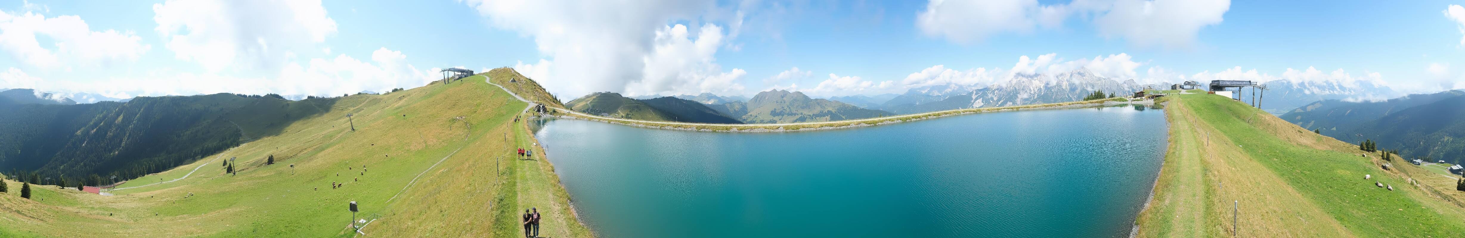 Archived image Webcam Leogang - View from Großer Asitz