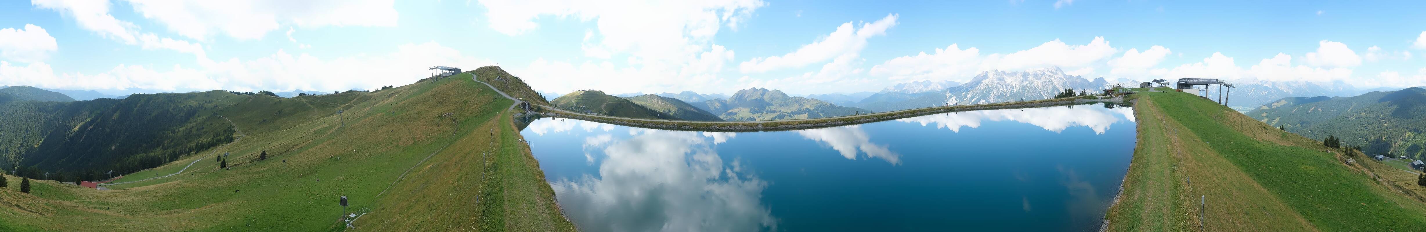 Archived image Webcam Leogang - View from Großer Asitz