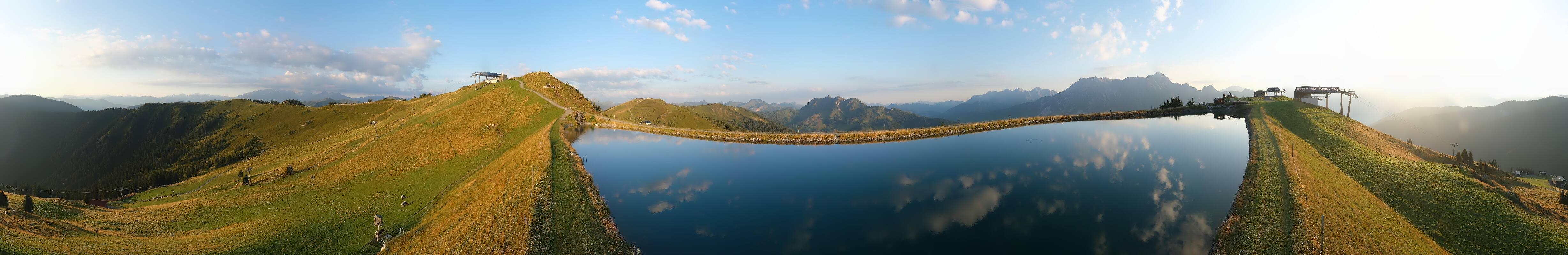 Archiv Foto Webcam Leogang - Ausblick vom Großen Asitz