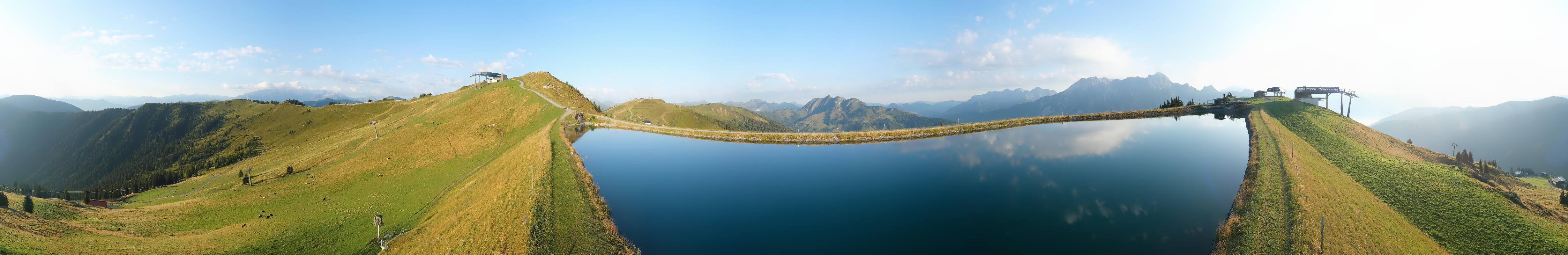 Archiv Foto Webcam Leogang - Ausblick vom Großen Asitz