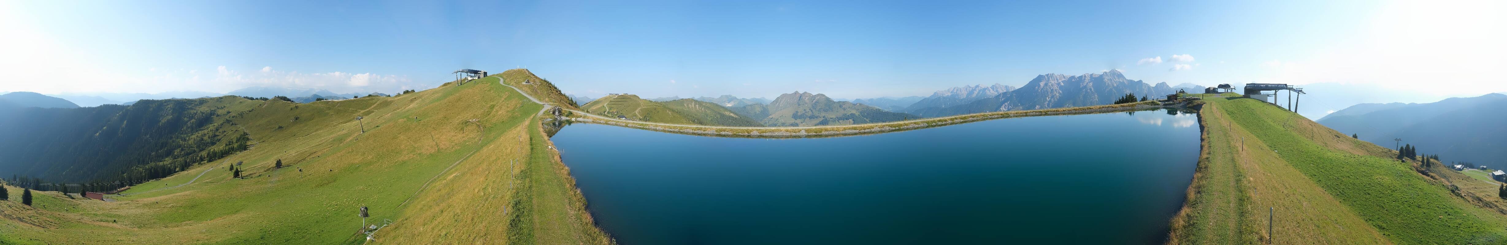 Archiv Foto Webcam Leogang - Ausblick vom Großen Asitz