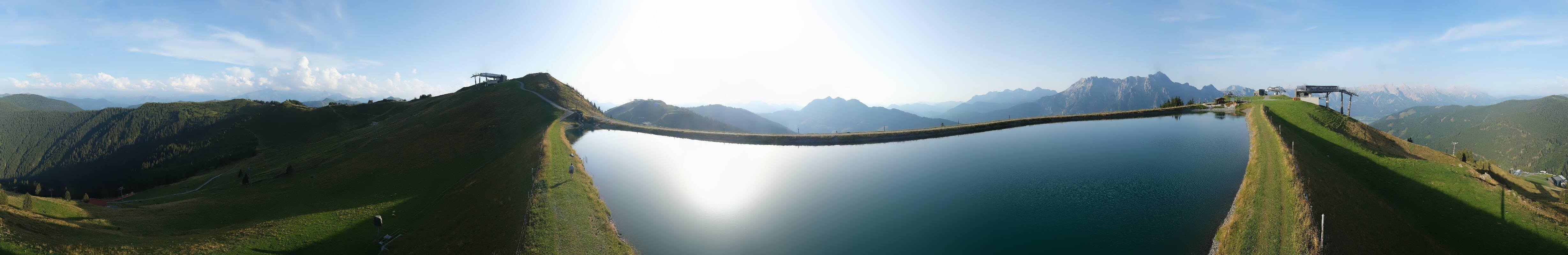 Archiv Foto Webcam Leogang - Ausblick vom Großen Asitz