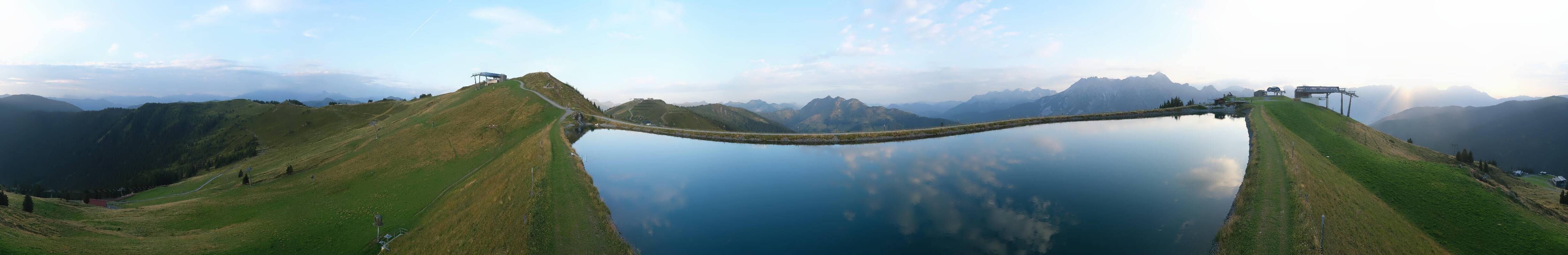 Archiv Foto Webcam Leogang - Ausblick vom Großen Asitz