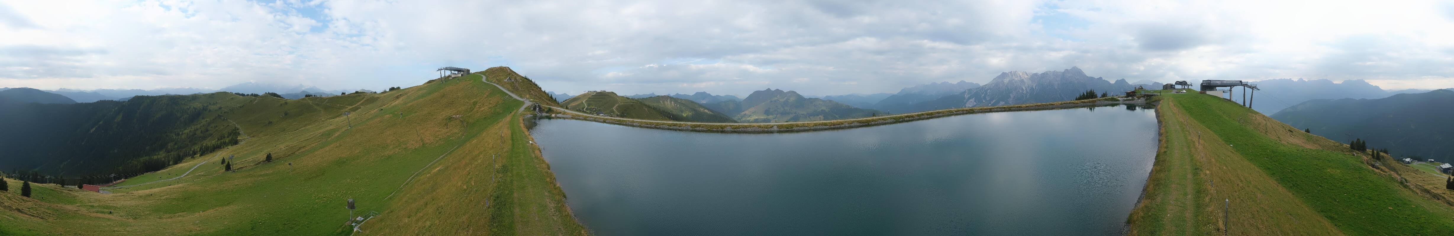 Archiv Foto Webcam Leogang - Ausblick vom Großen Asitz