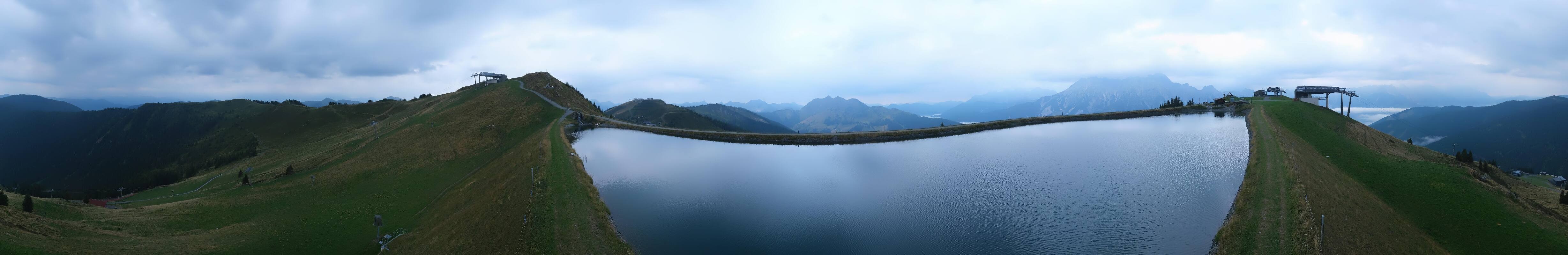 Archiv Foto Webcam Leogang - Ausblick vom Großen Asitz