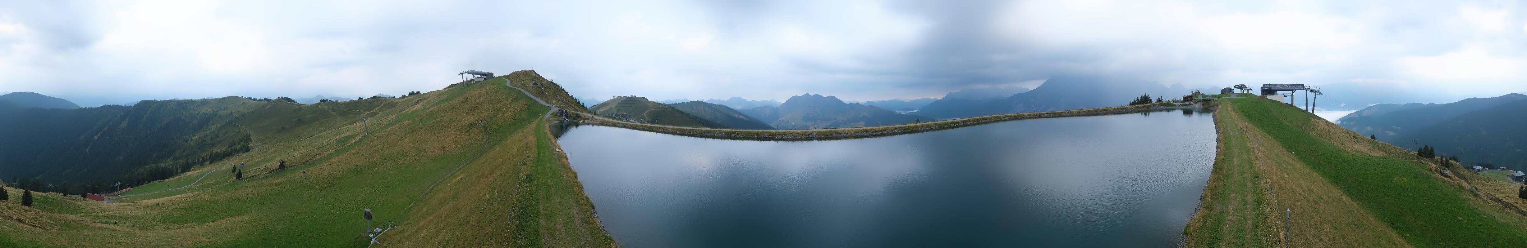 Archiv Foto Webcam Leogang - Ausblick vom Großen Asitz