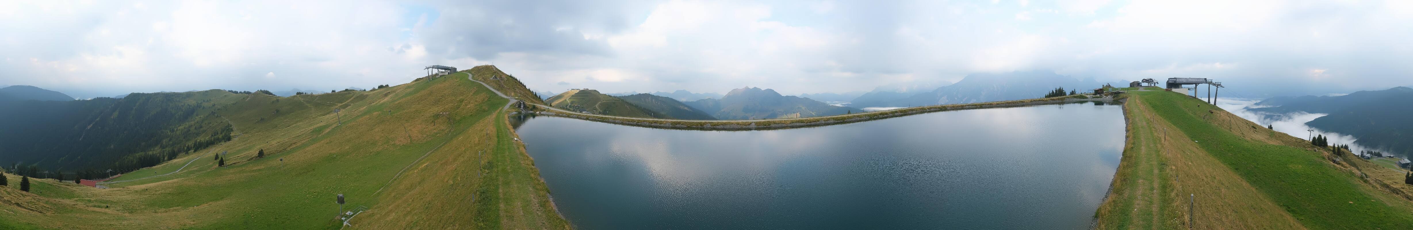 Archiv Foto Webcam Leogang - Ausblick vom Großen Asitz