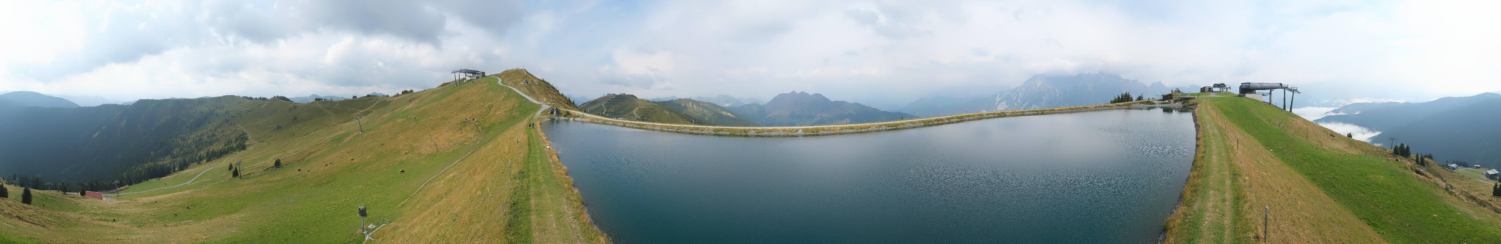 Archiv Foto Webcam Leogang - Ausblick vom Großen Asitz