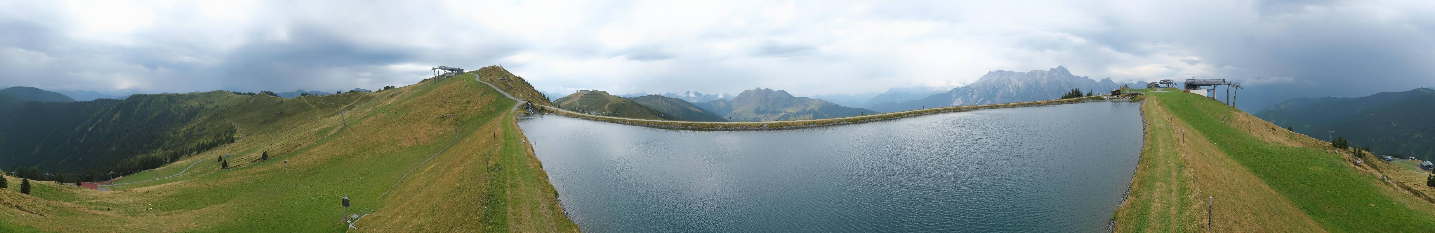 Archiv Foto Webcam Leogang - Ausblick vom Großen Asitz