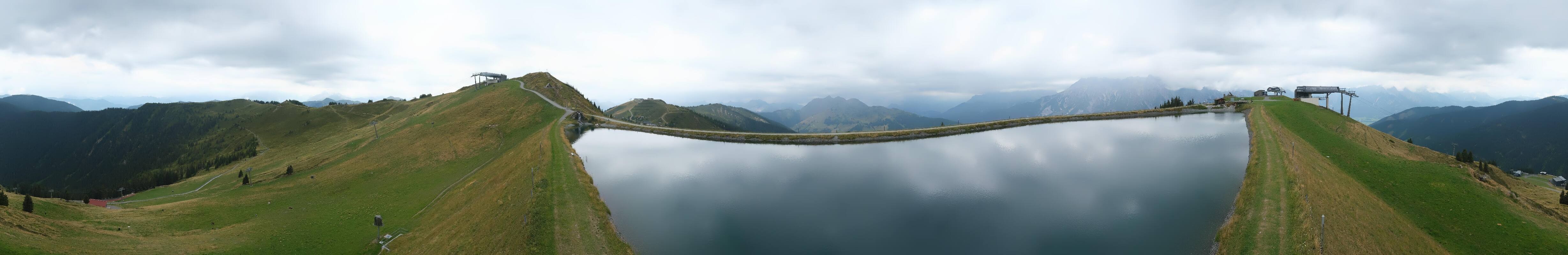 Archiv Foto Webcam Leogang - Ausblick vom Großen Asitz