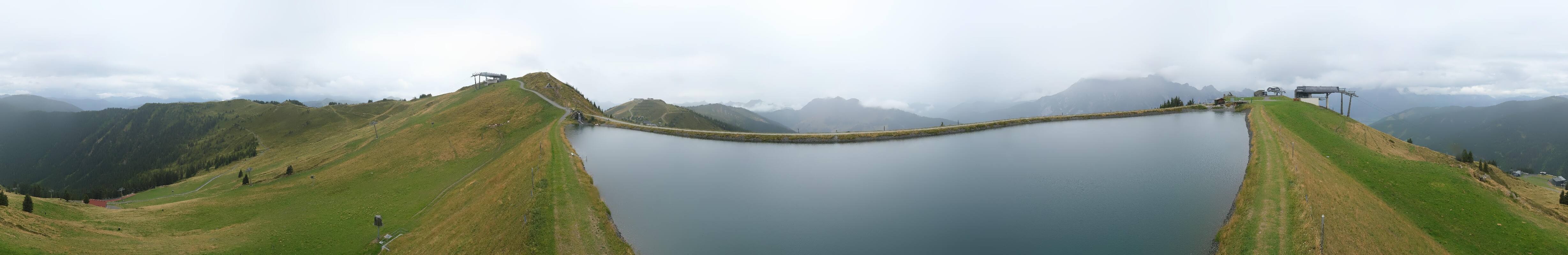 Archiv Foto Webcam Leogang - Ausblick vom Großen Asitz
