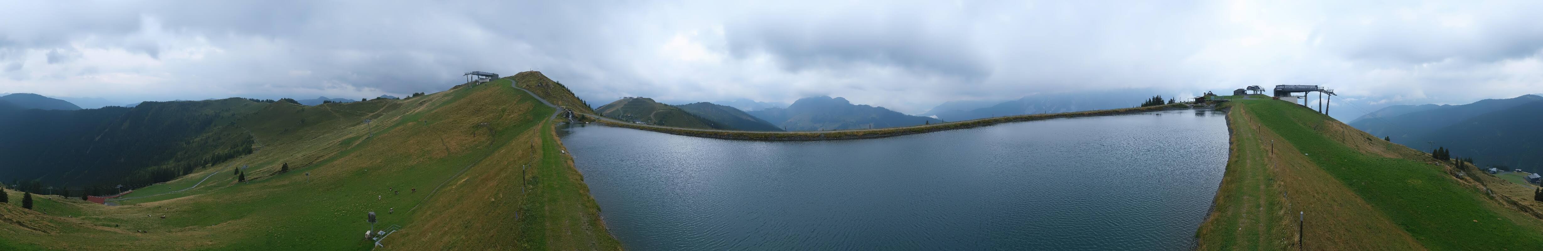 Archived image Webcam Leogang - View from Großer Asitz