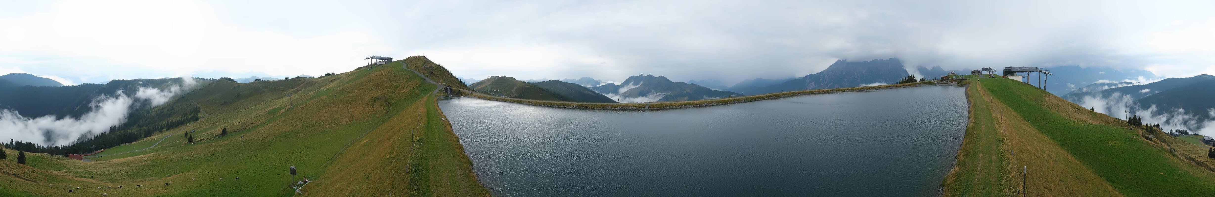 Archiv Foto Webcam Leogang: Ausblick vom Großen Asitz