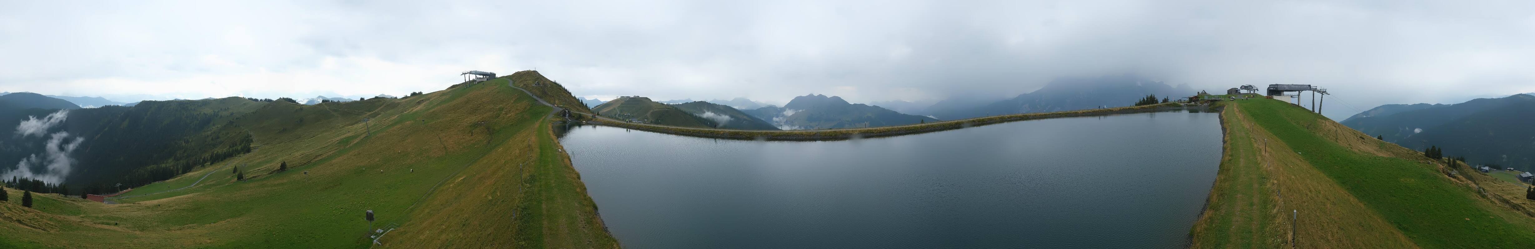 Archiv Foto Webcam Leogang: Ausblick vom Großen Asitz