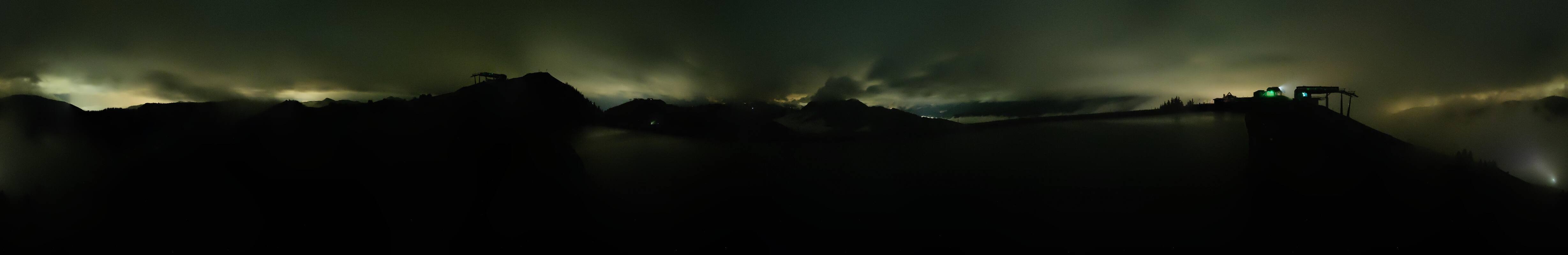 Archiv Foto Webcam Leogang: Ausblick vom Großen Asitz