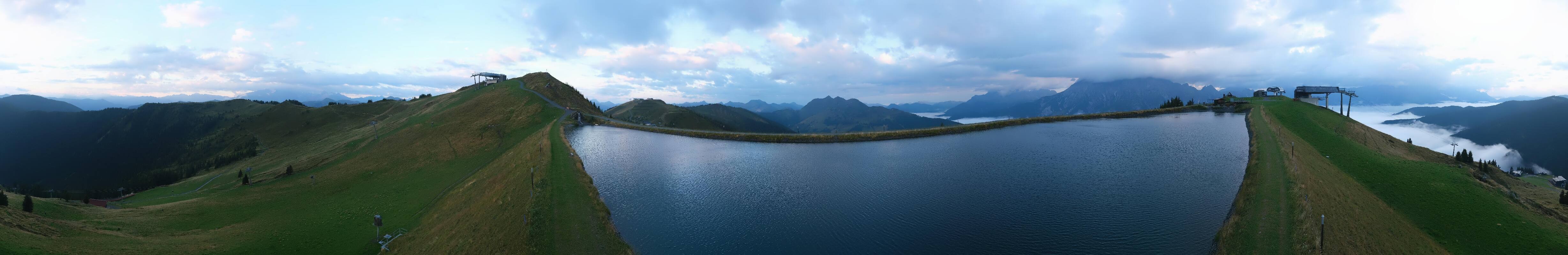 Archiv Foto Webcam Leogang: Ausblick vom Großen Asitz