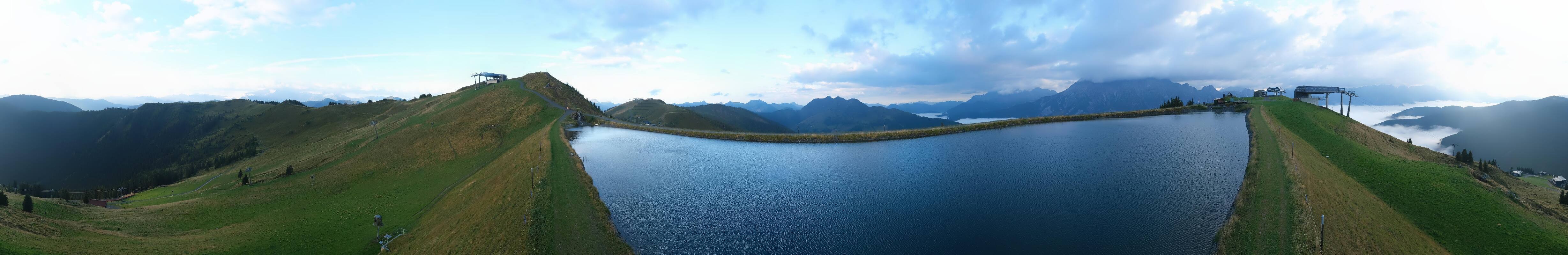 Archiv Foto Webcam Leogang: Ausblick vom Großen Asitz