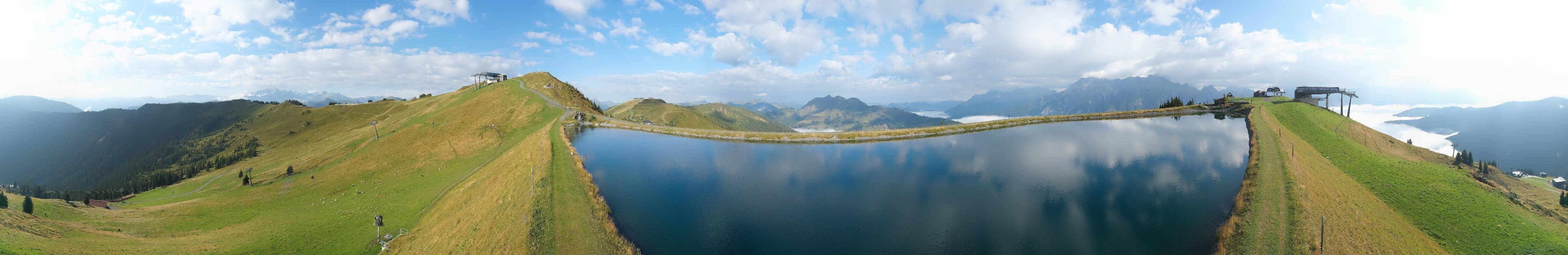 Archiv Foto Webcam Leogang: Ausblick vom Großen Asitz
