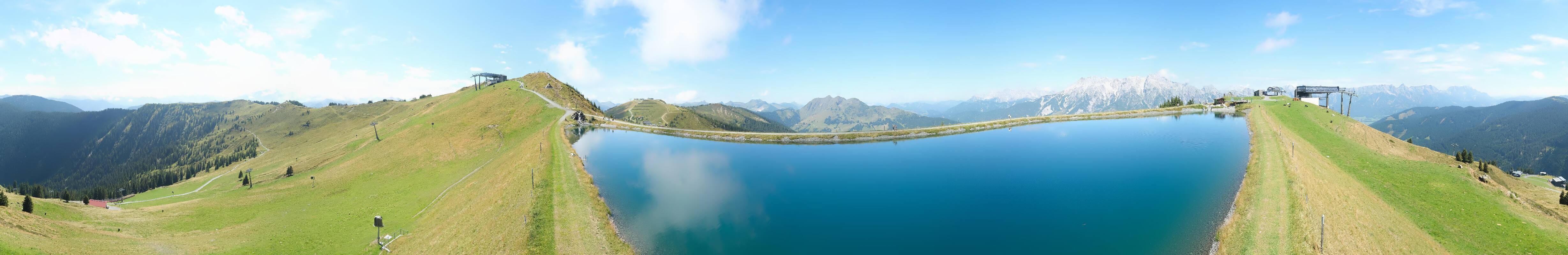 Archiv Foto Webcam Leogang: Ausblick vom Großen Asitz