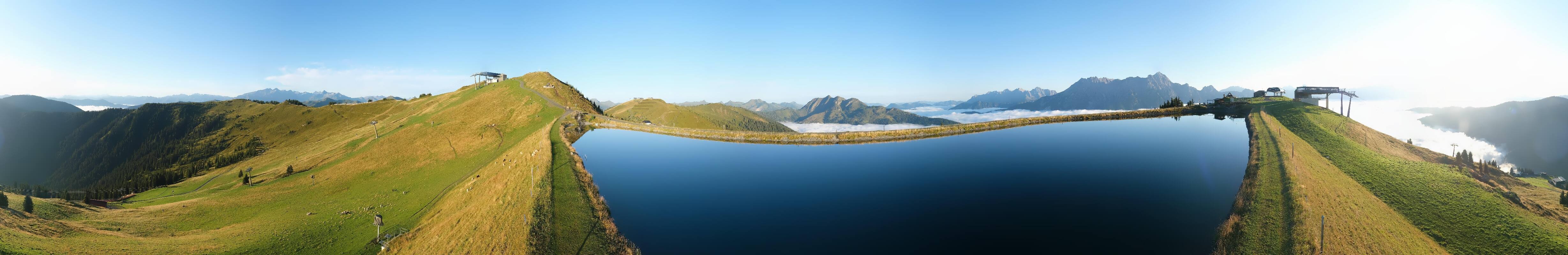 Archived image Webcam Leogang - View from Großer Asitz