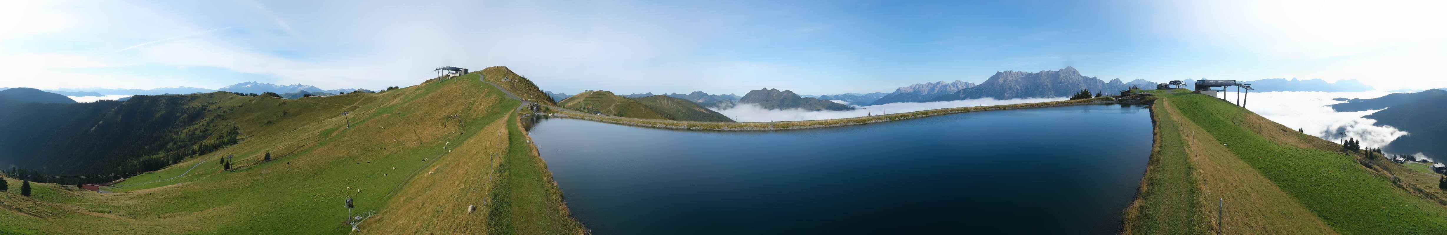 Archived image Webcam Leogang - View from Großer Asitz