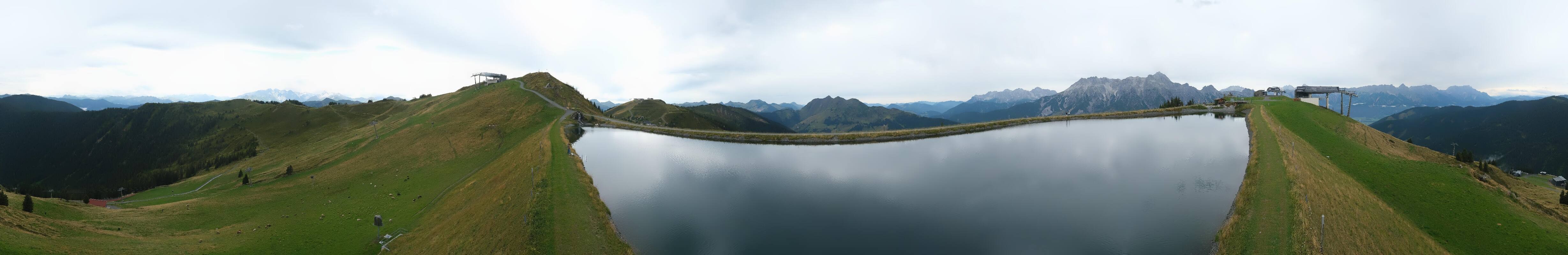 Archived image Webcam Leogang - View from Großer Asitz