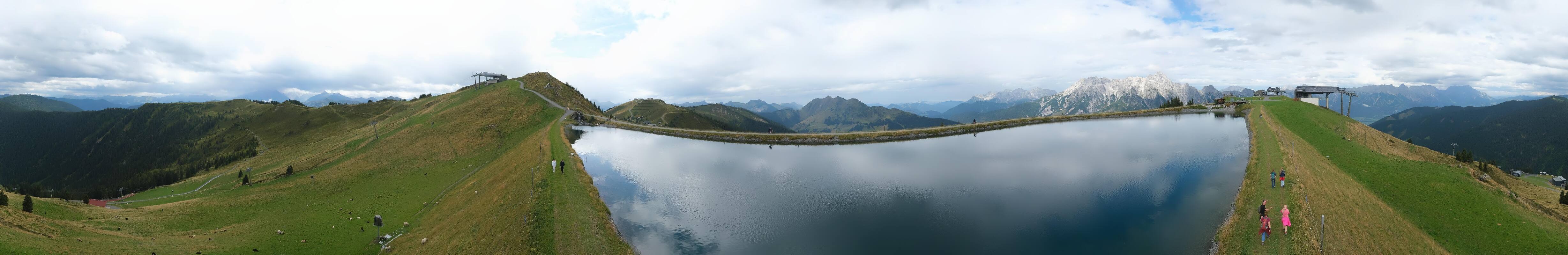 Archived image Webcam Leogang - View from Großer Asitz