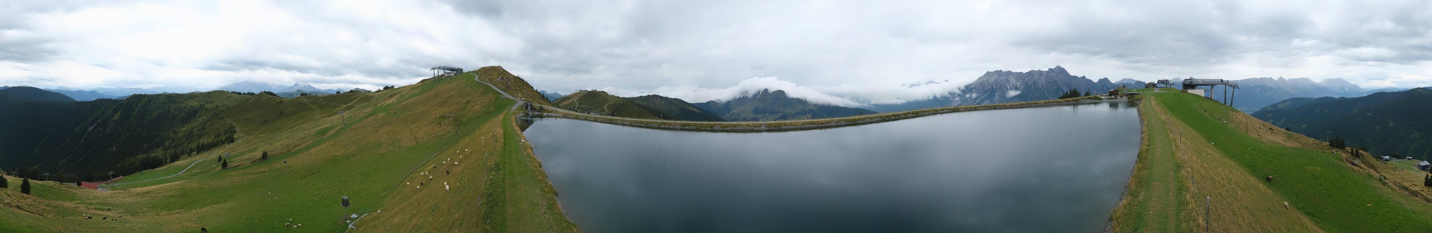 Archived image Webcam Leogang - View from Großer Asitz