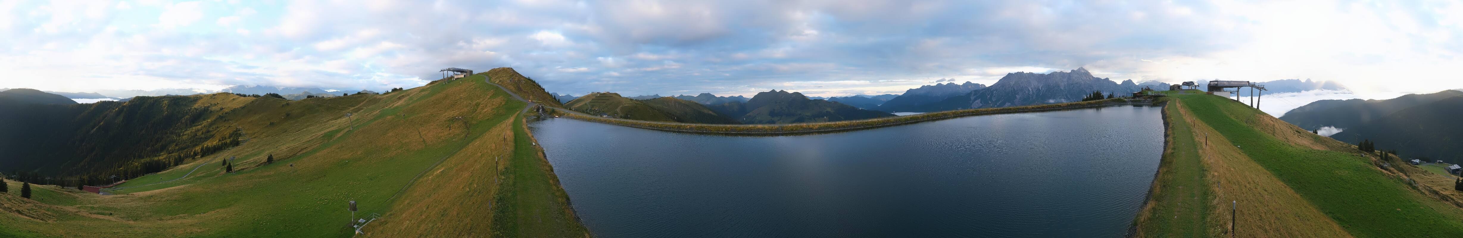 Archiv Foto Webcam Leogang: Ausblick vom Großen Asitz